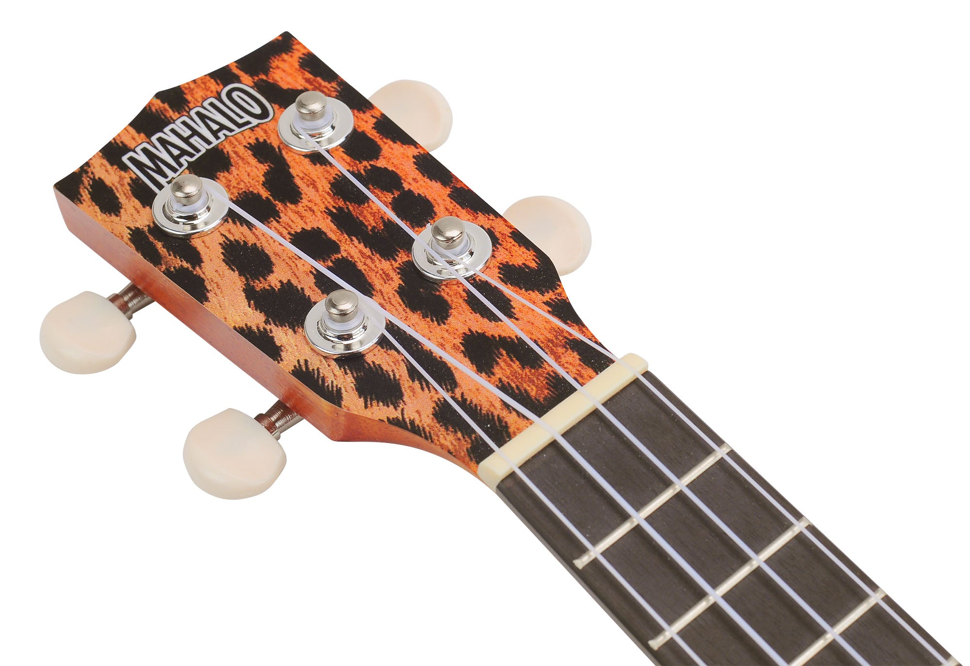 Mahalo MA1CH Art II Series Soprano Ukulele. Cheetah Motiff