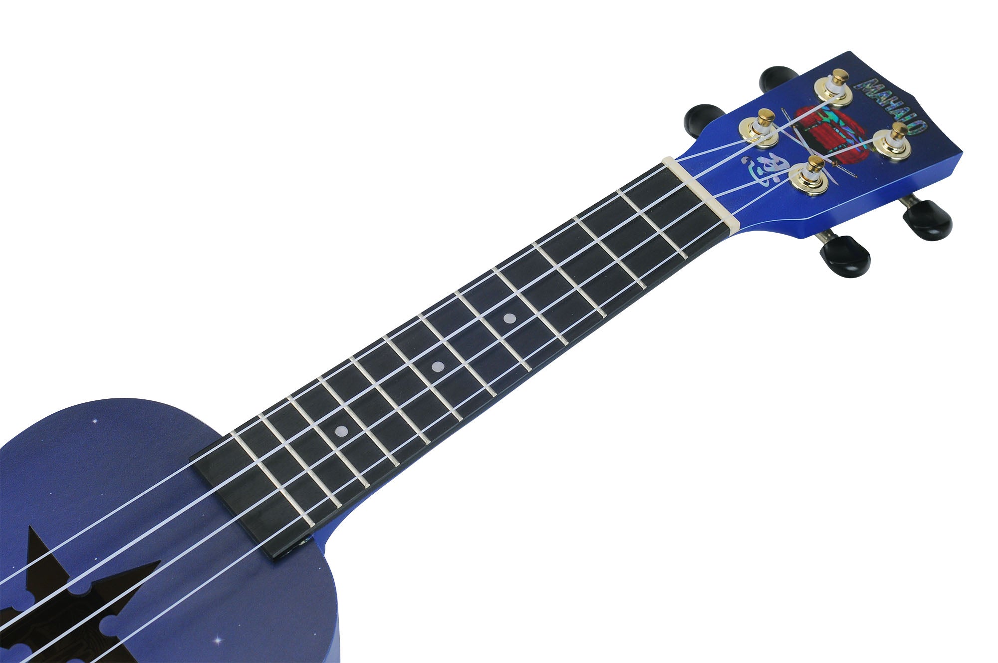 Mahalo MA1NJ Art Series Soprano Ukulele. Ninja Motiff