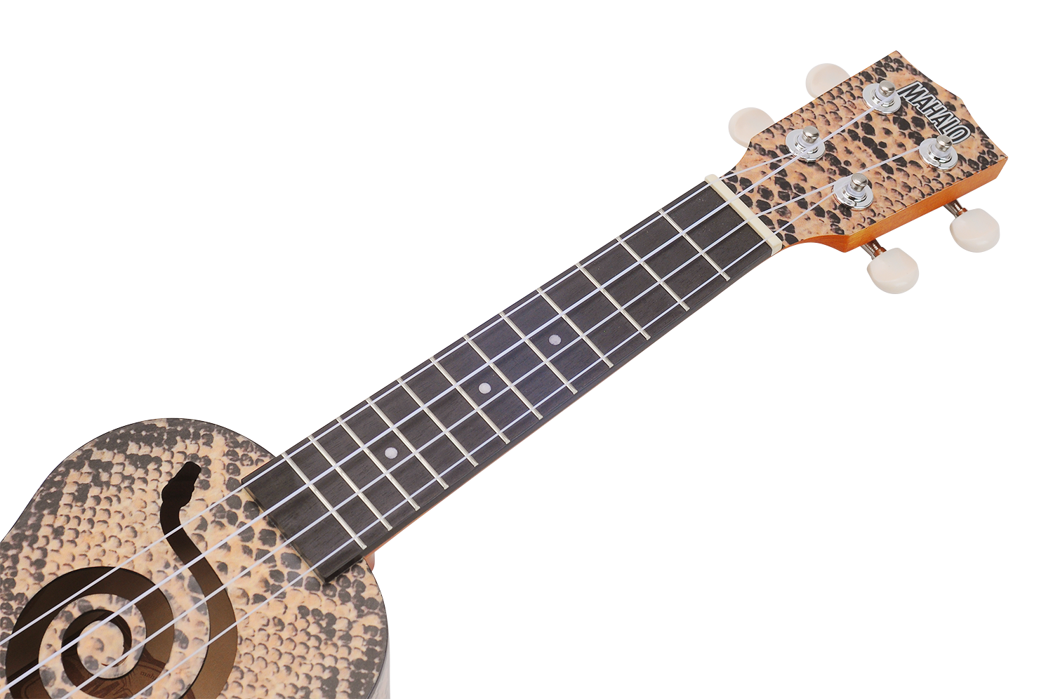 Mahalo MA1PY Art II Series Soprano Ukuelele. Python Motiff
