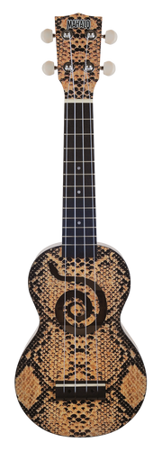Mahalo MA1PY Art II Series Soprano Ukuelele. Python Motiff