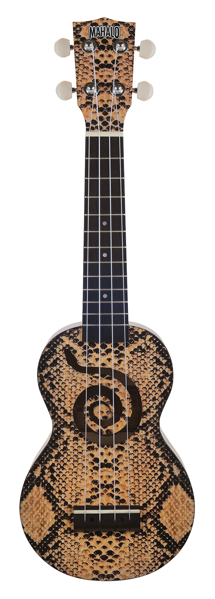 Mahalo MA1PY Art II Series Soprano Ukuelele. Python Motiff