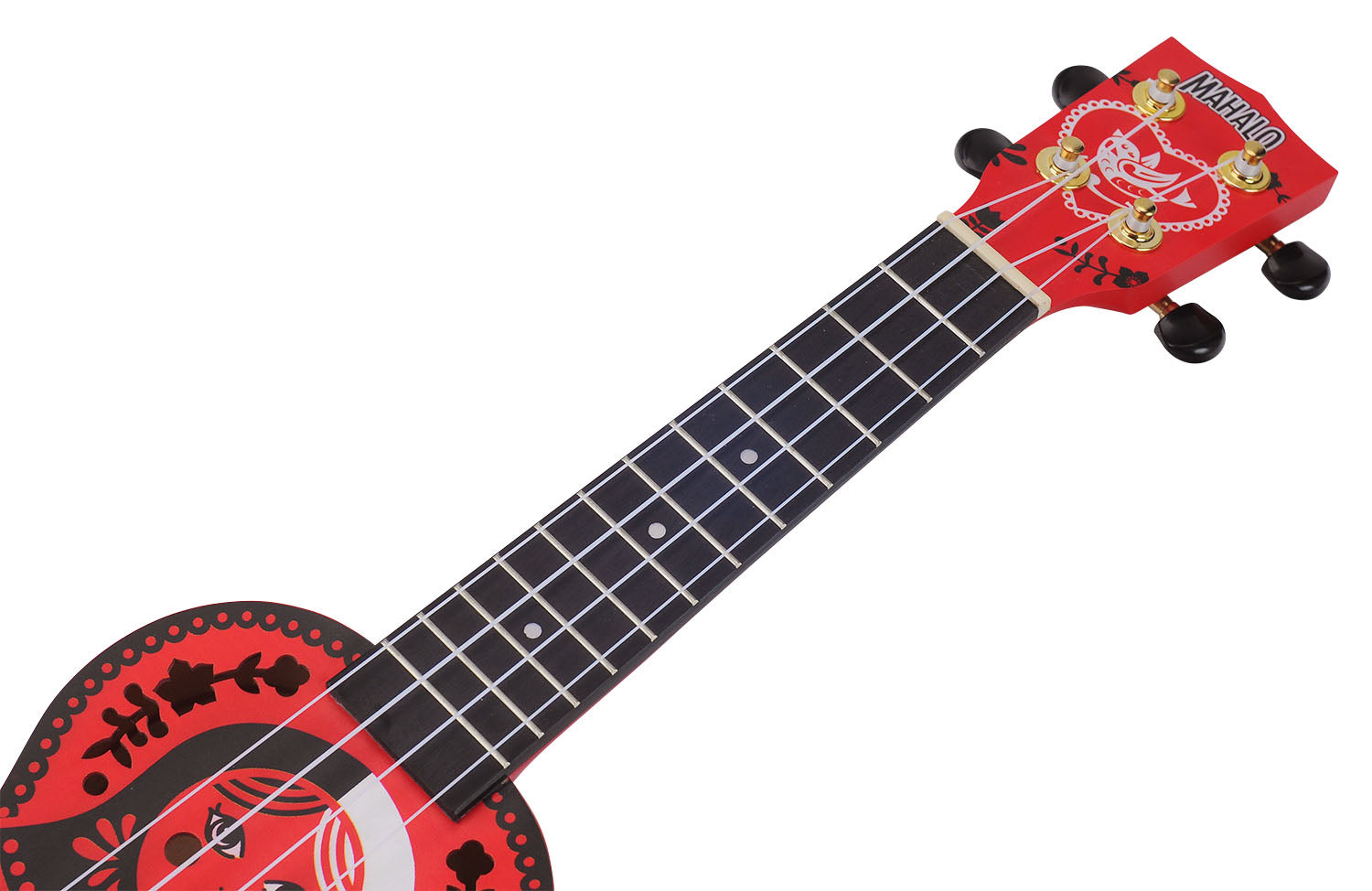 Mahalo MA1RD Art Series Soprano Ukulele. Russian Doll Motiff