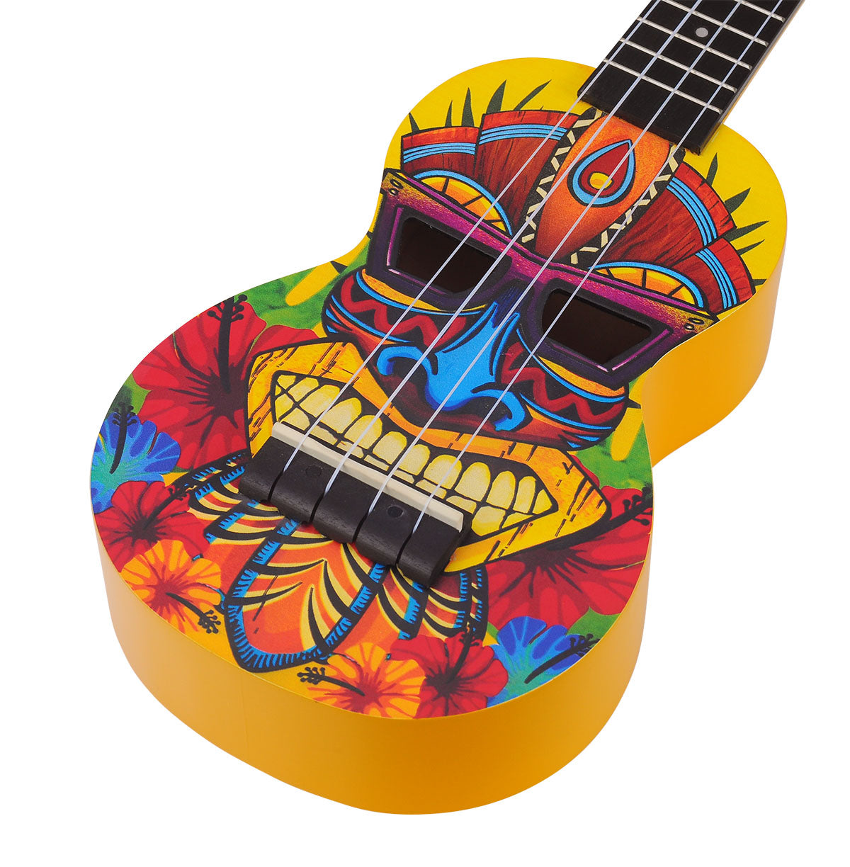 Mahalo MA1TK Art II Series Soprano Ukulele. Tikki Motiff