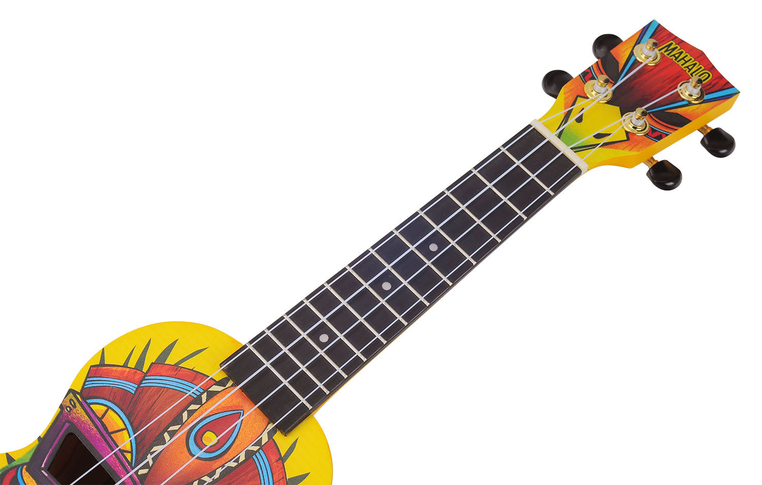 Mahalo MA1TK Art II Series Soprano Ukulele. Tikki Motiff