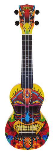 Mahalo MA1TK Art II Series Soprano Ukulele. Tikki Motiff