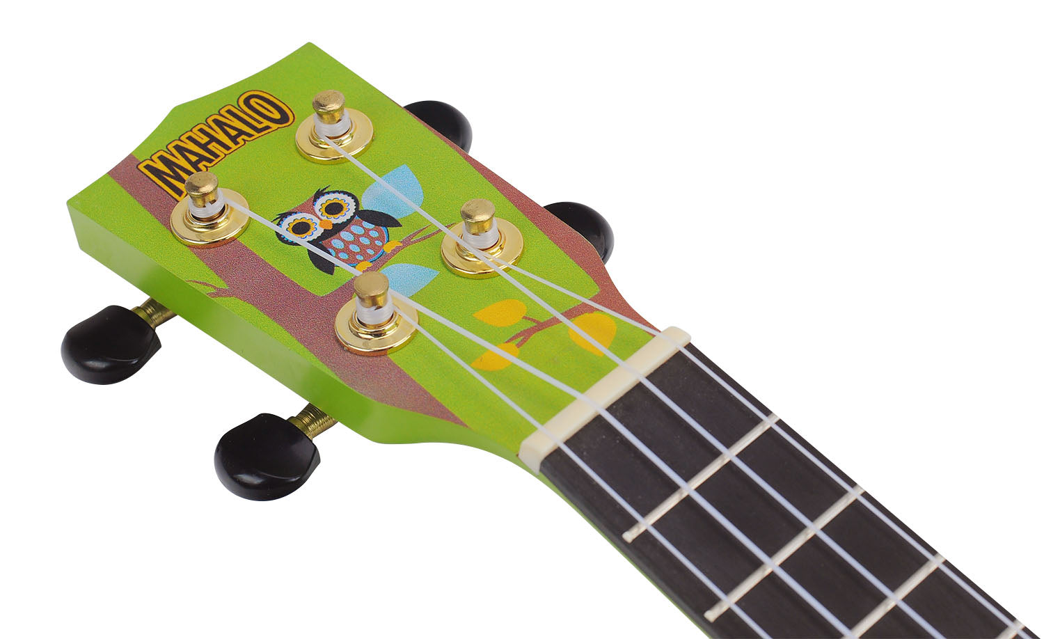 Mahalo MA1WL Art II Series Soprano Ukulele. Owl Motiff