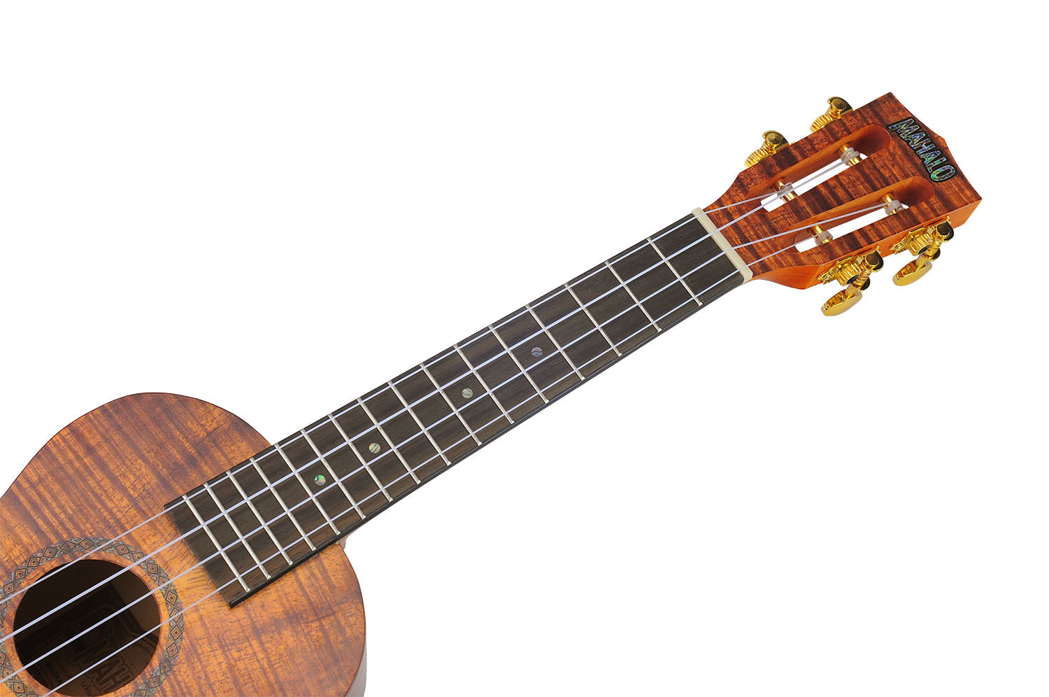Mahalo MA2KA Artists Elite Series Concert Ukulele. Koa Photo Flame