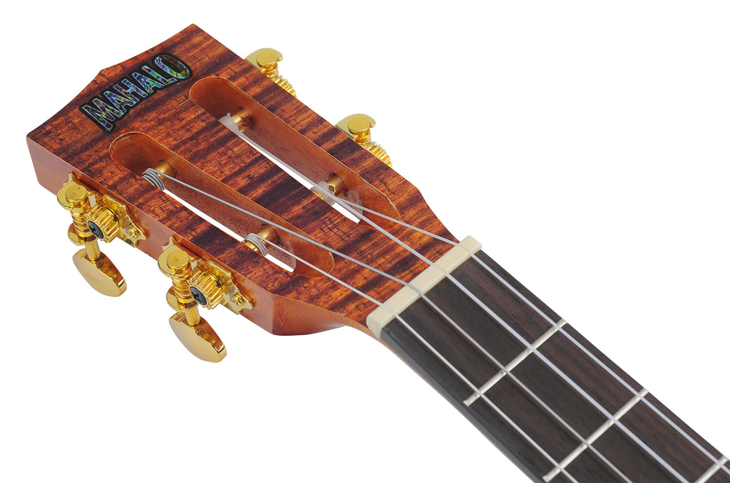 Mahalo MA4KA Artists Elite Series Baritone Ukulele. Koa Photo Flame