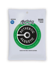 Martin MA550S Authentic Acoustic Marquis 92/8 Phosphor Bronze Medium Guitar Strings. 13-56