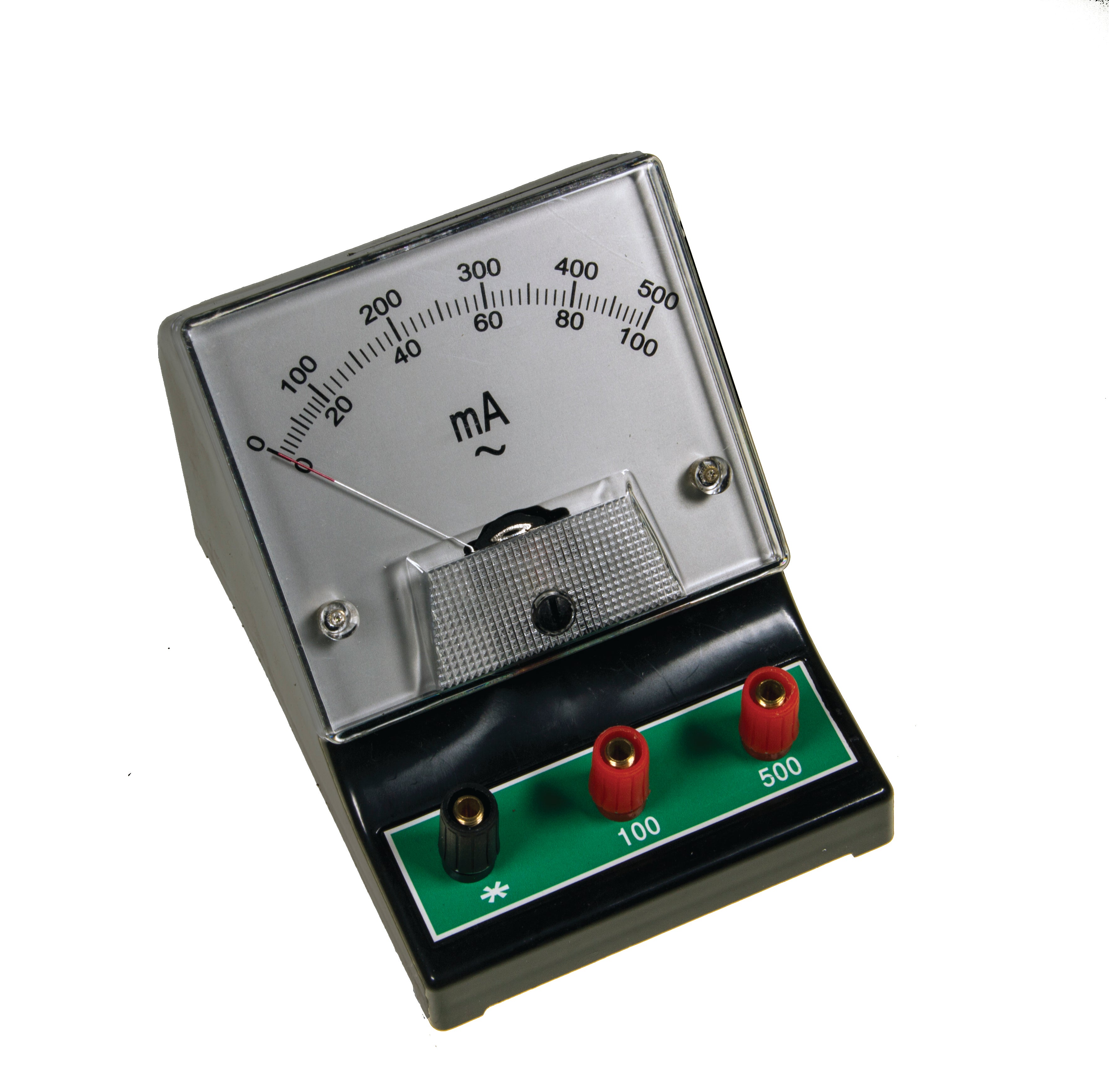 United Scientific® AC Ammeter, 0-100Ma; 0-500 Ma