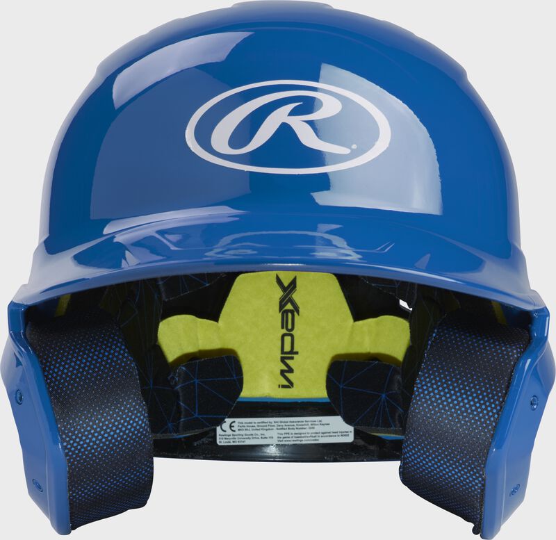 Rawlings Mach Gloss Senior Baseball Helmet - Royal