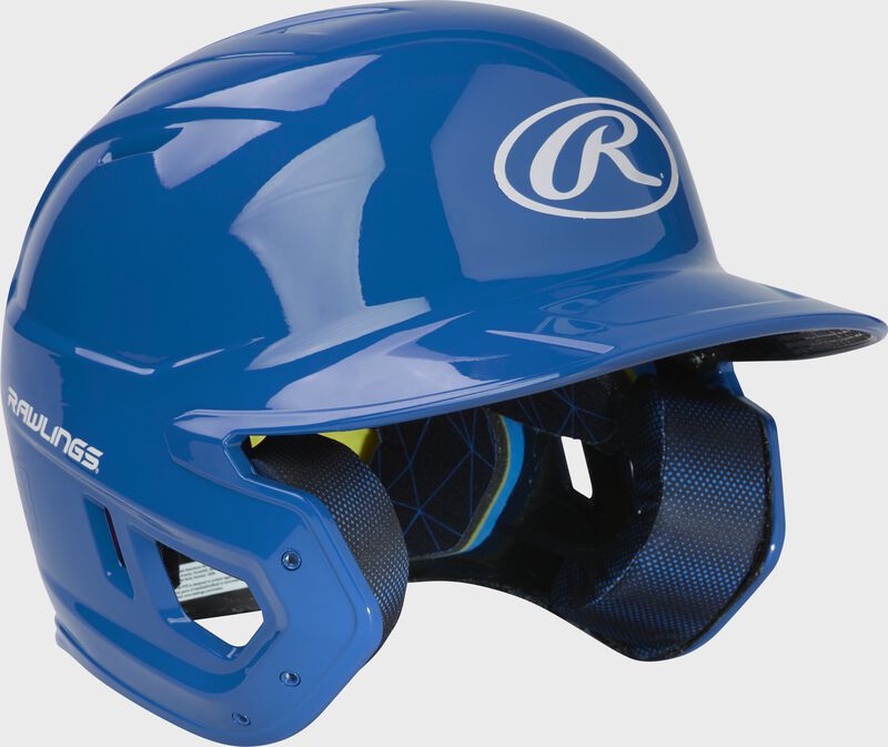 Rawlings Mach Gloss Senior Baseball Helmet - Royal