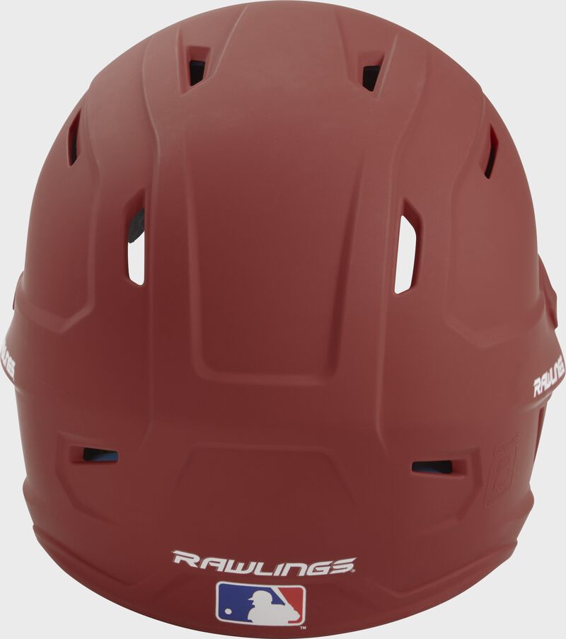 Rawlings Mach Matte Junior Baseball Helmet - Cardinal