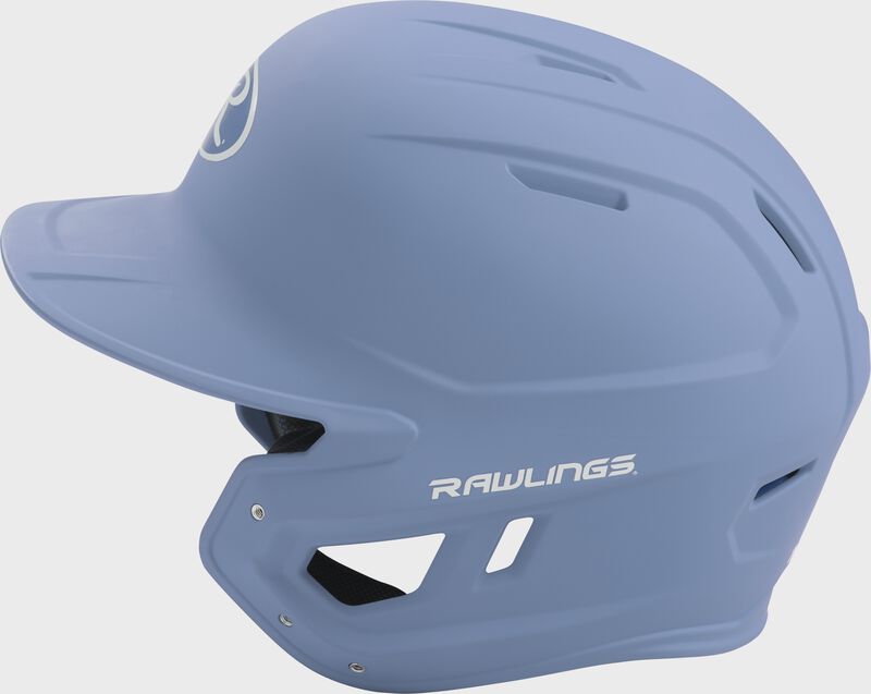 Rawlings Mach Matte Junior Baseball Helmet - Columbia Blue