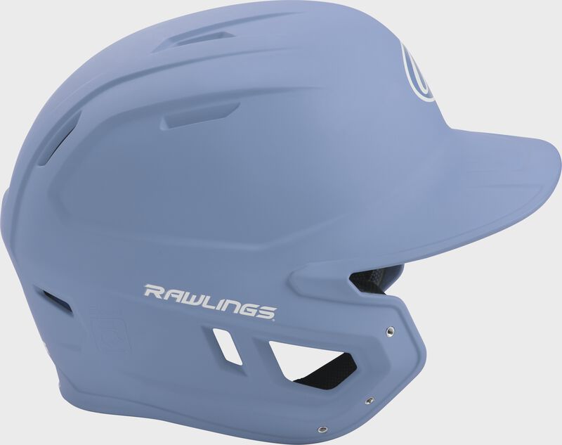 Rawlings Mach Matte Junior Baseball Helmet - Columbia Blue
