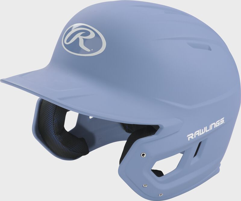 Rawlings Mach Matte Junior Baseball Helmet - Columbia Blue