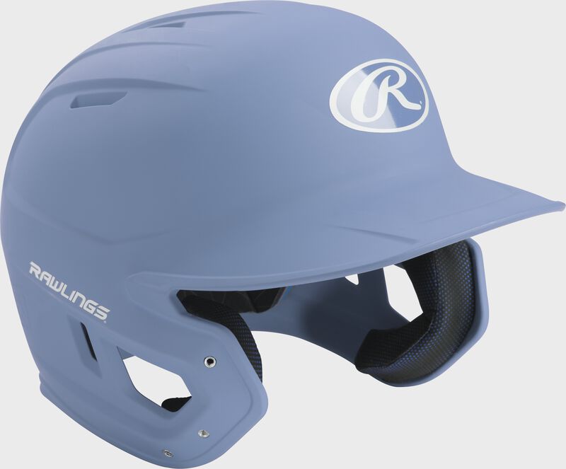 Rawlings Mach Matte Junior Baseball Helmet - Columbia Blue