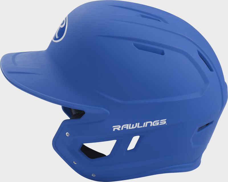 Rawlings Mach Matte Senior Baseball Helmet - Royal