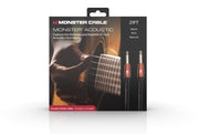 Monster MACST2-21WW Prolink Acoustic 1/4" Instrument Cable. 21 ft - Straight to Straight