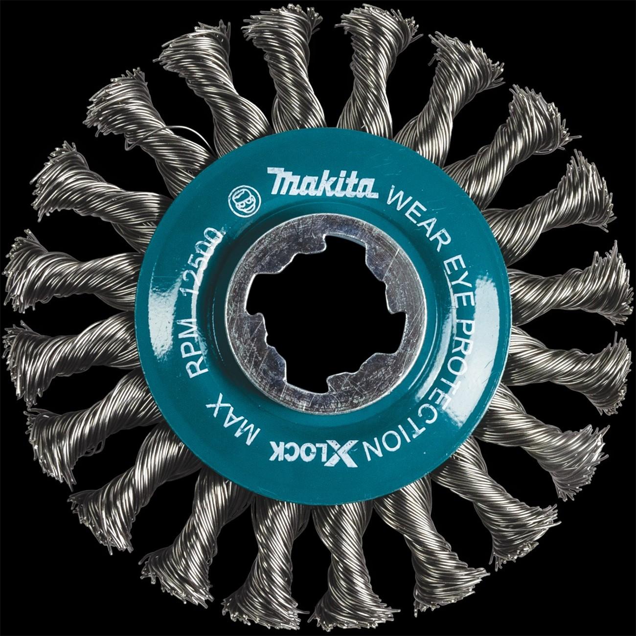 Cable Knot Twist Wire Wheel, Carbon Steel, 4-1/2 Inch Dia.