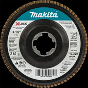 Flap Disc, 4-1/2 Inch x 7/8 Inch Size, Zirconia, 13,300 RPM