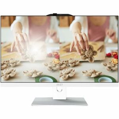 MSI - Modern AM242TP 1M – 23.8” FHD Touch-Screen All-in-One – Intel Core 5 120U 2024 – 16GB Memory – 1TB Storage - White