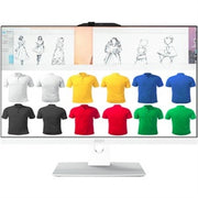 MSI - Modern AM242TP - 23.8” FHD Touch-Screen All-in-One - Intel Core 3 100U 2024 - 8GB Memory - 512GB Storage - Black