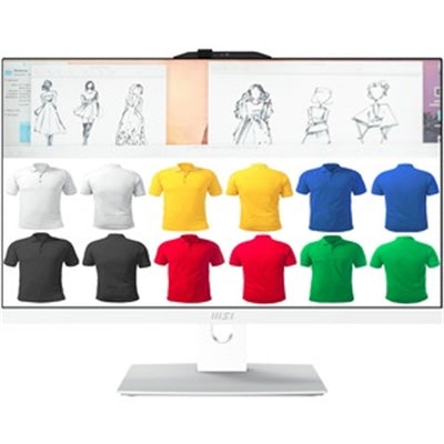 MSI - Modern AM242TP - 23.8” FHD Touch-Screen All-in-One - Intel Core 3 100U 2024 - 8GB Memory - 512GB Storage - Black
