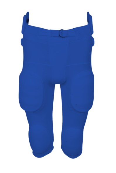 Integrated Lycra Football Pants-Youth-L - Royal Blue