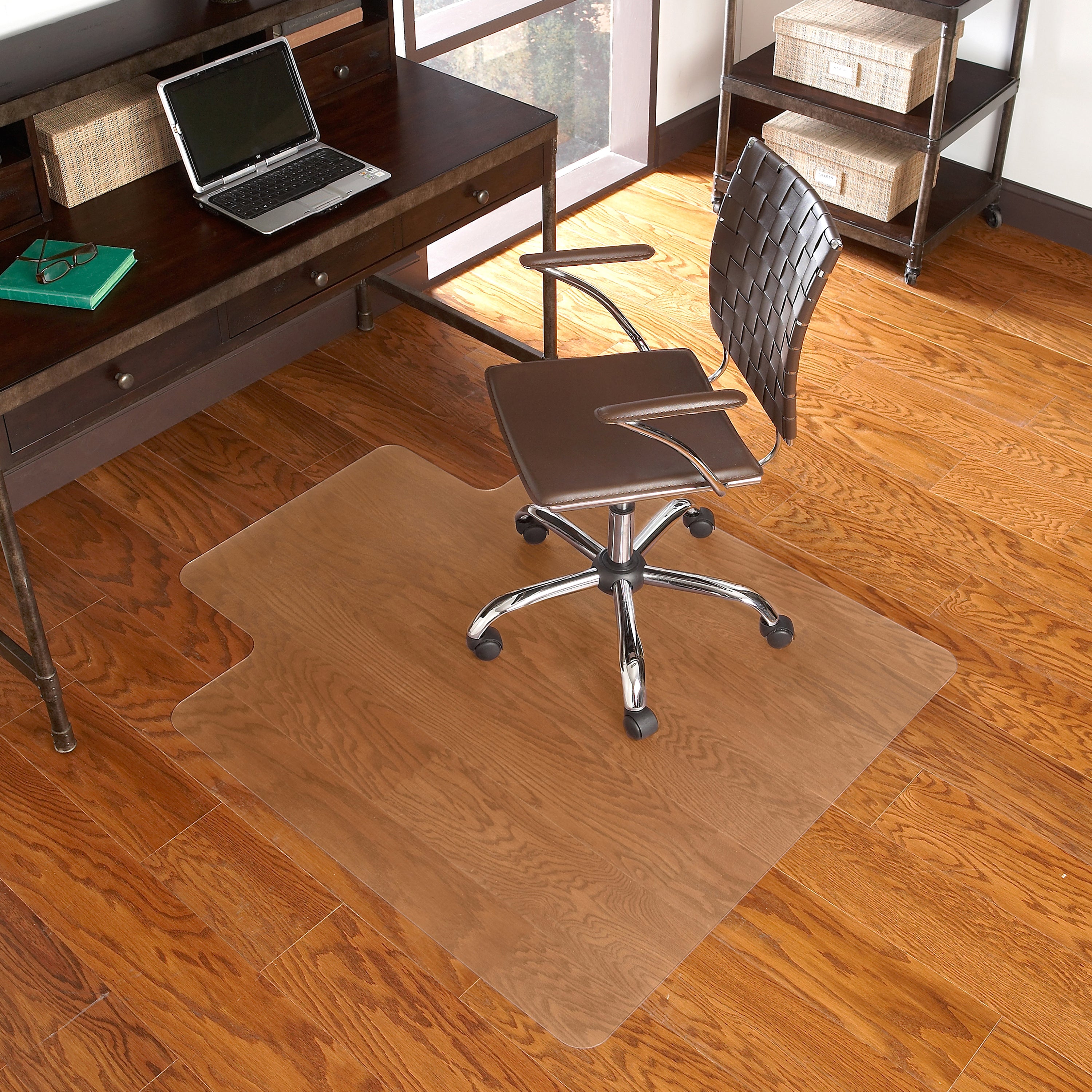 Jackson 36'' x 48'' Hard Floor Chair Mat with Lip