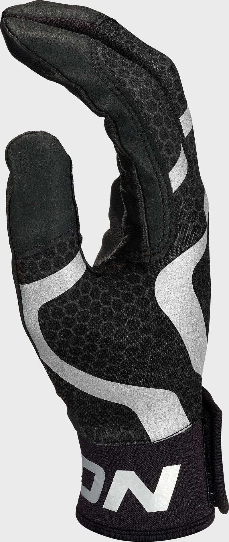 Easton Adult Mav Gt Batting Gloves - Medium - Black/Black