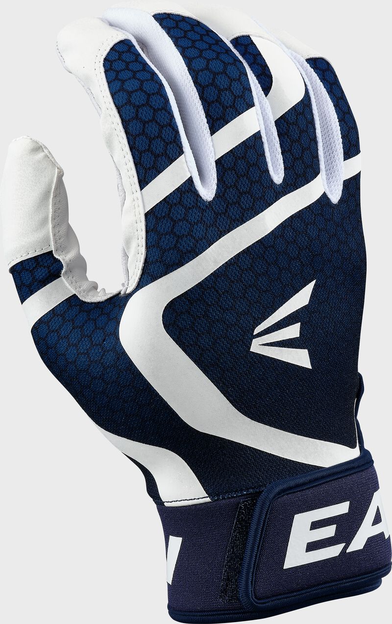 Easton Adult Mav Gt Batting Gloves - Medium - White/Navy