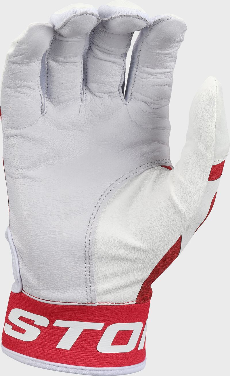 Easton Adult Mav Gt Batting Gloves - Medium - White/Red