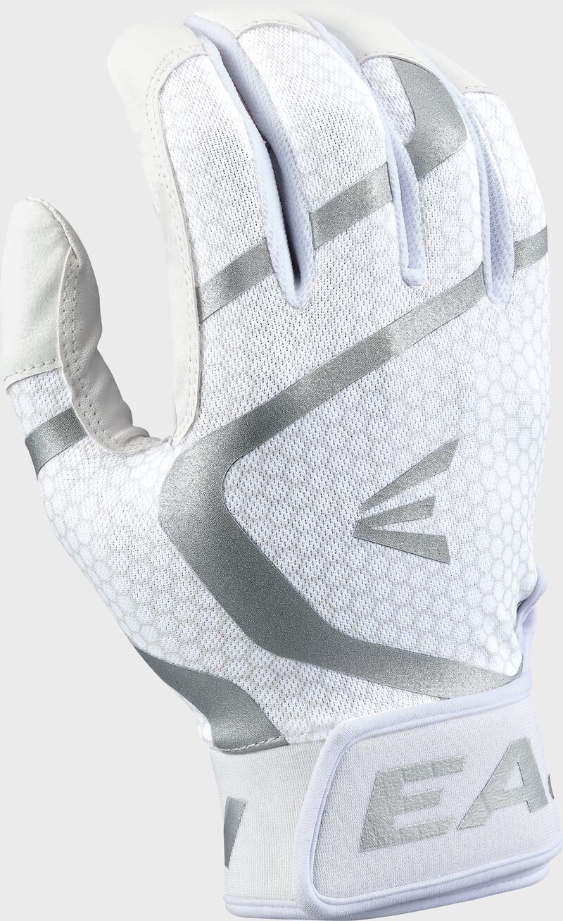 Easton Youth Mav Gt Batting Gloves - Large - White/White