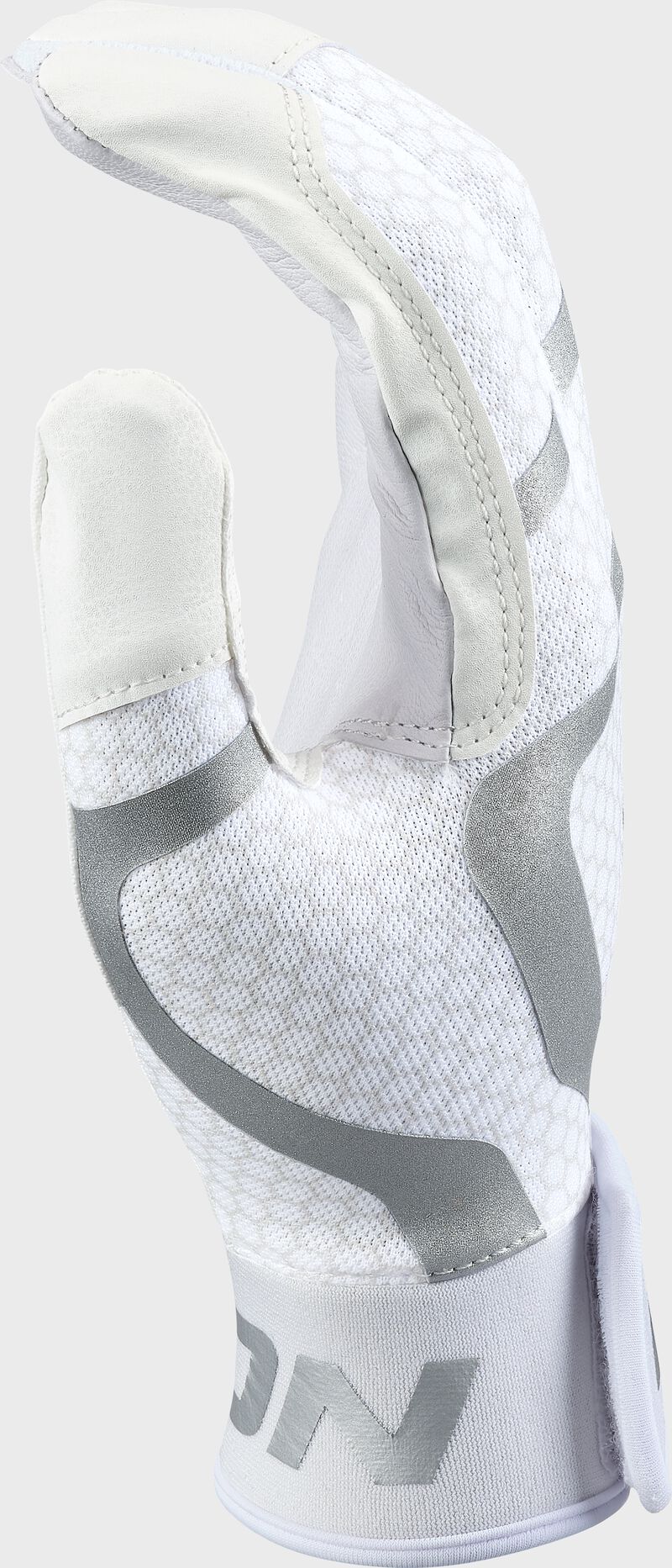 Easton Adult Mav Gt Batting Gloves - Large - White/White