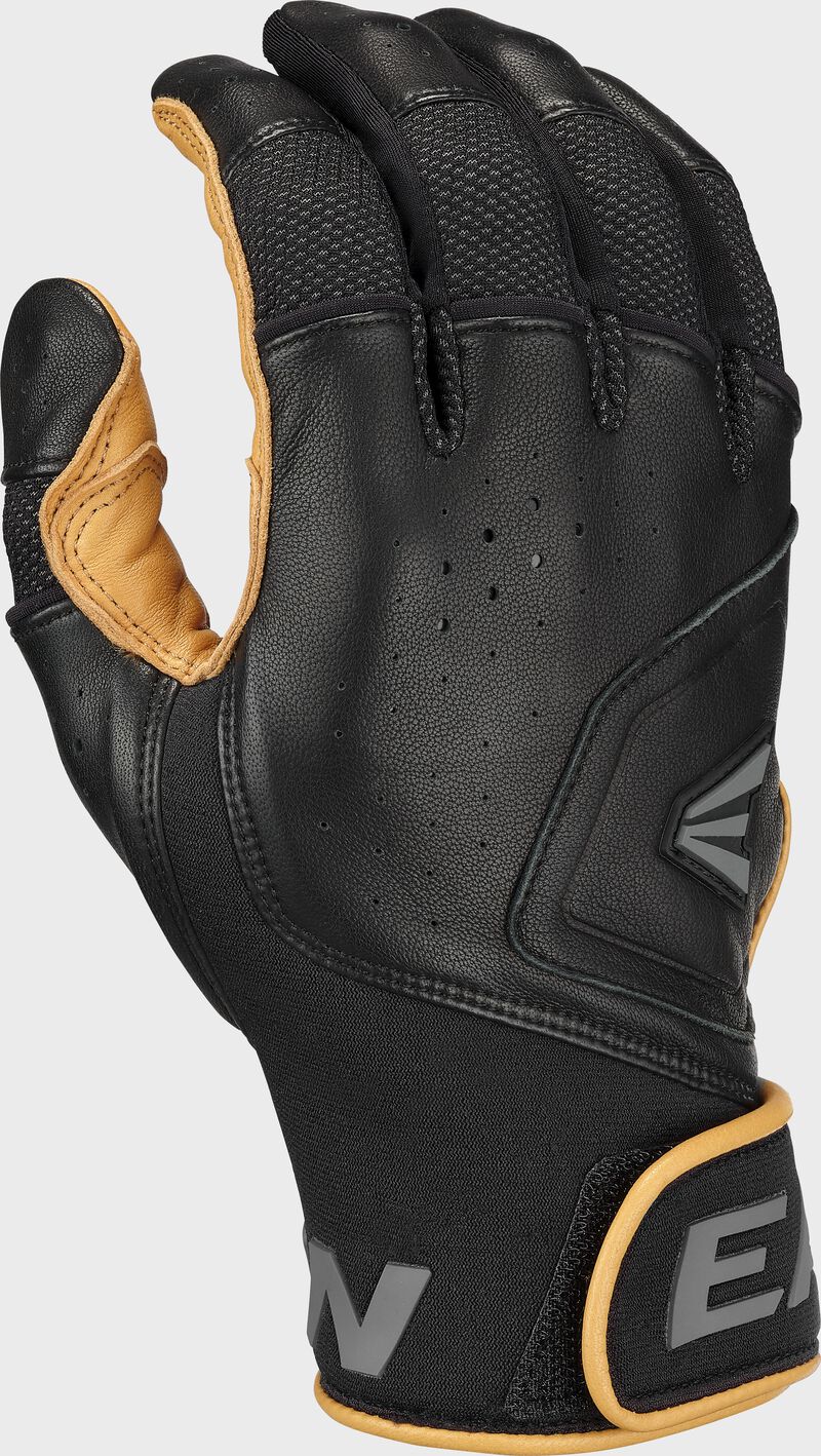 Easton Adult Mav Pro Locked In Baseball Batting Gloves - 2Xl - Caramel/Black