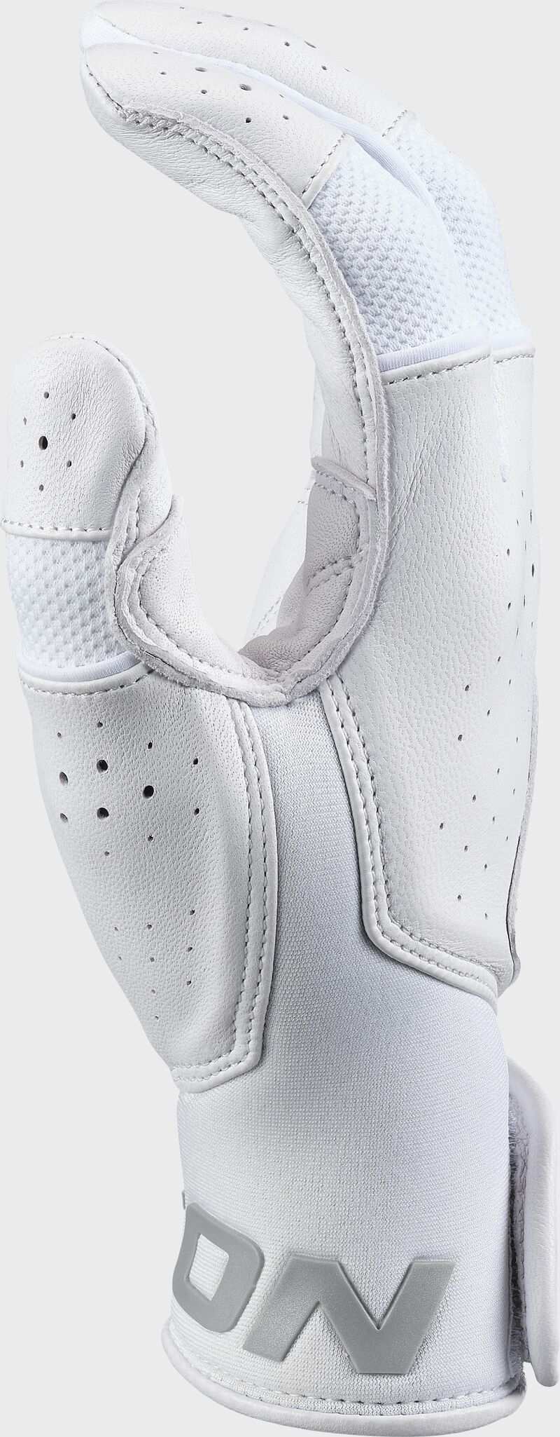 Easton Adult Mav Pro Batting Gloves - Medium - White/White