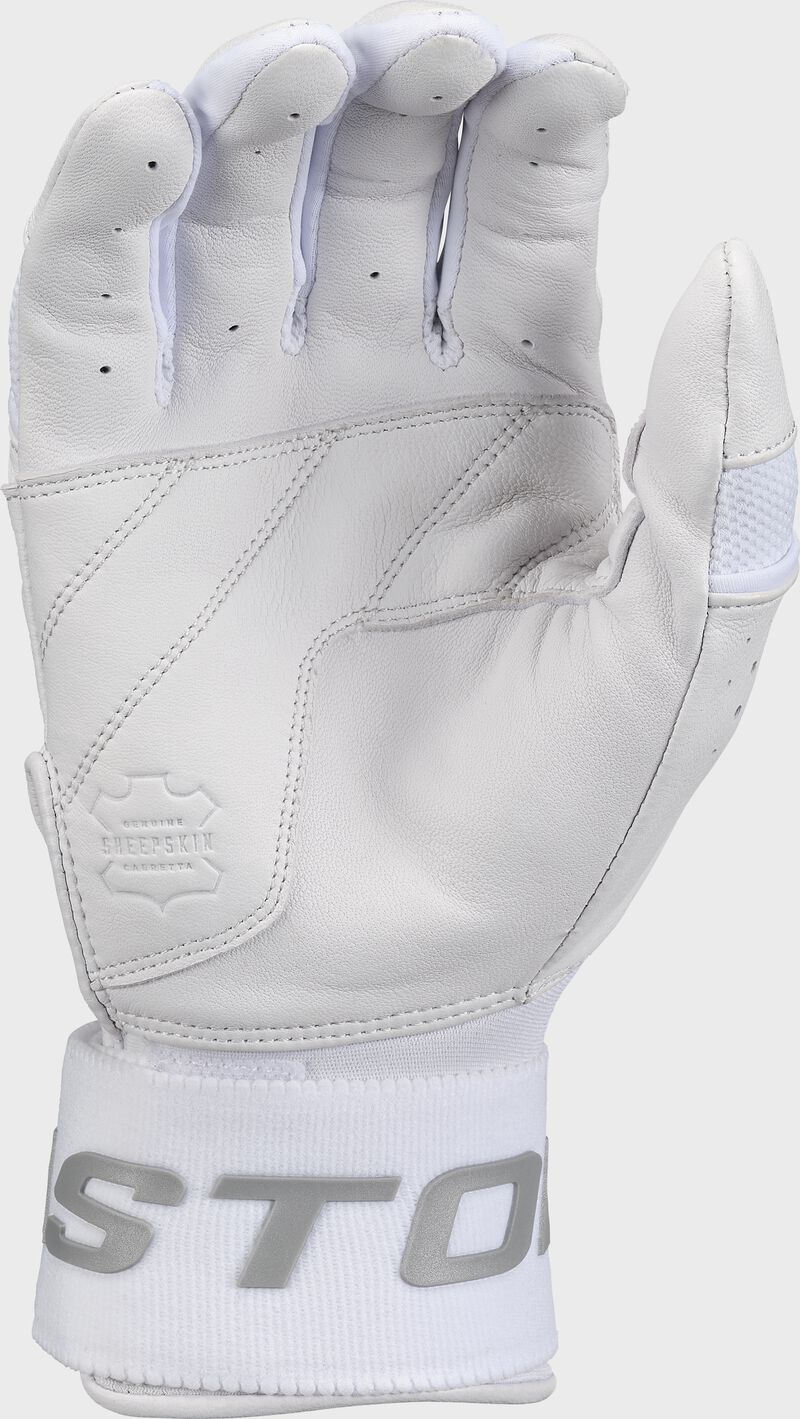 Easton Adult Mav Pro Locked In Batting Gloves - Medium - White/White