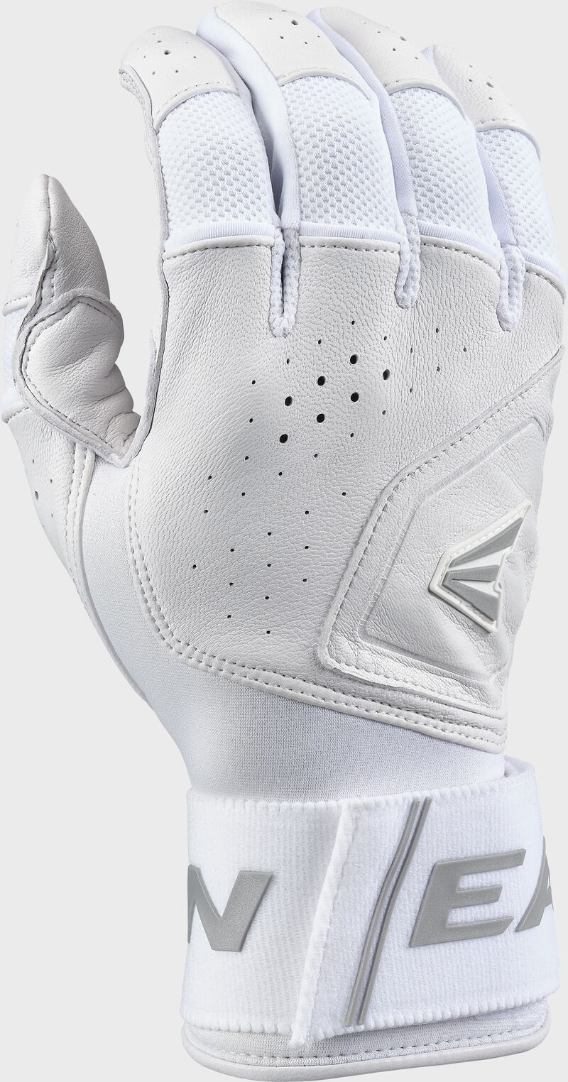 Easton Adult Mav Pro Locked In Batting Gloves - Medium - White/White