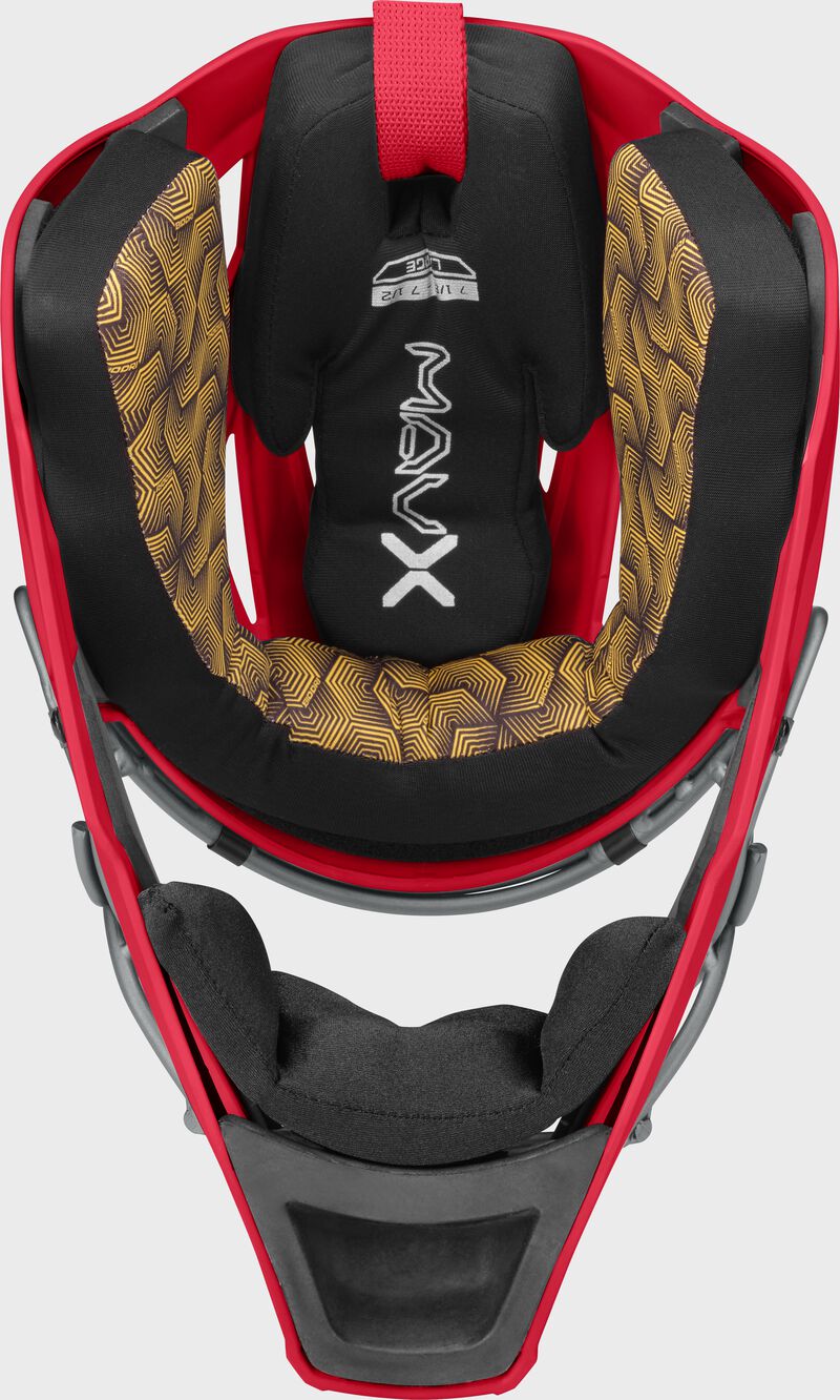 Easton Mav X Large Catchers Helmet - Large - Red