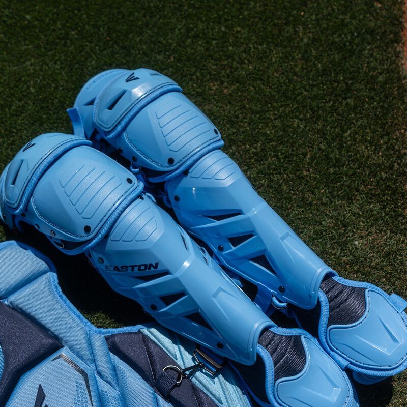 Easton Mav X Medium Catchers Box Set - Medium - Columbia Blue/Navy