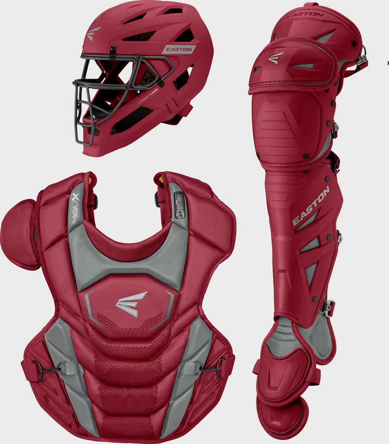 Easton Mav X Large Catchers Box Set - Large - Cardinal