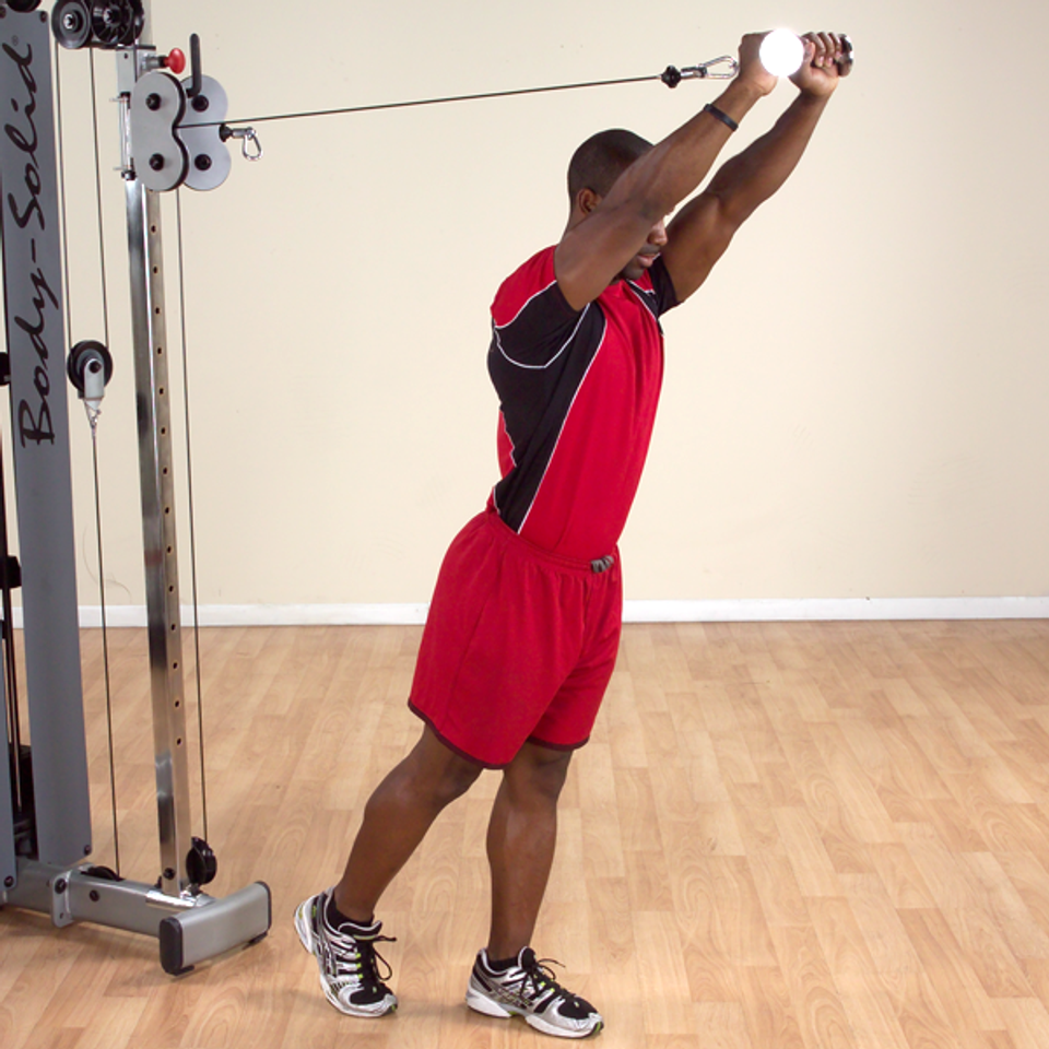Solid Tricep Pressdown Bar(Rubber Grip)