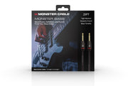 Monster MBASS2-21WW Prolink Monster Bass 1/4" Instrument Cable. 21 ft - Straight to Straight