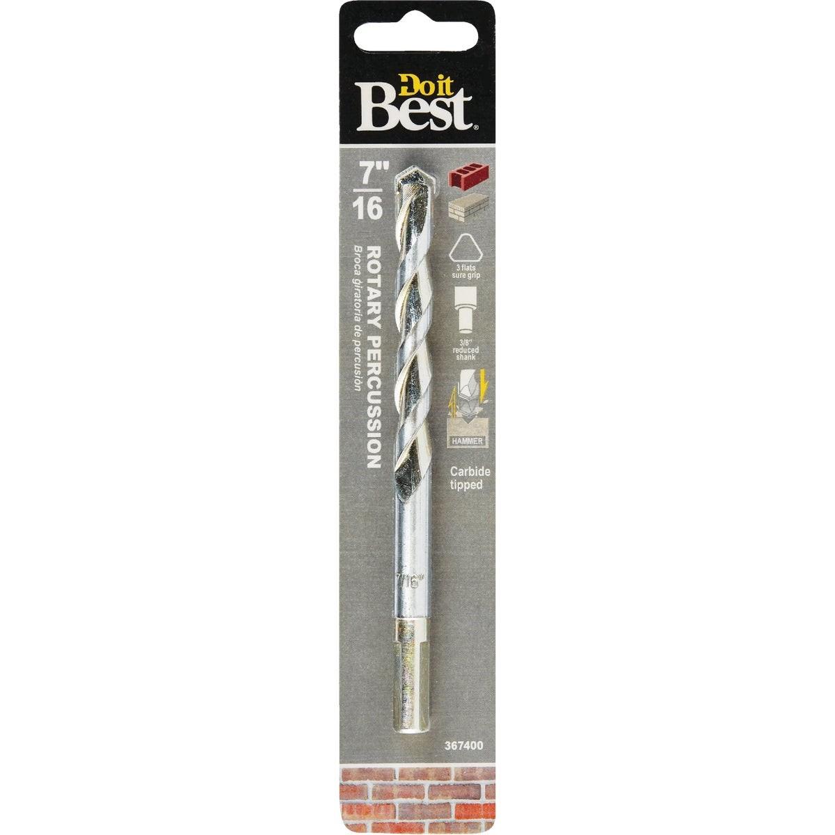 7/16 In. x 6 In. Rotary Percussion Masonry Drill Bit