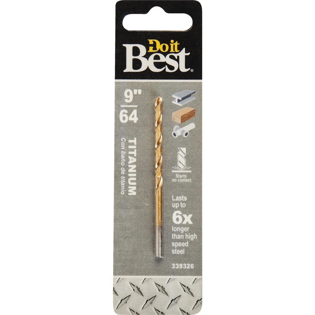 218651DB 9/64 In. Titanium Drill Bit