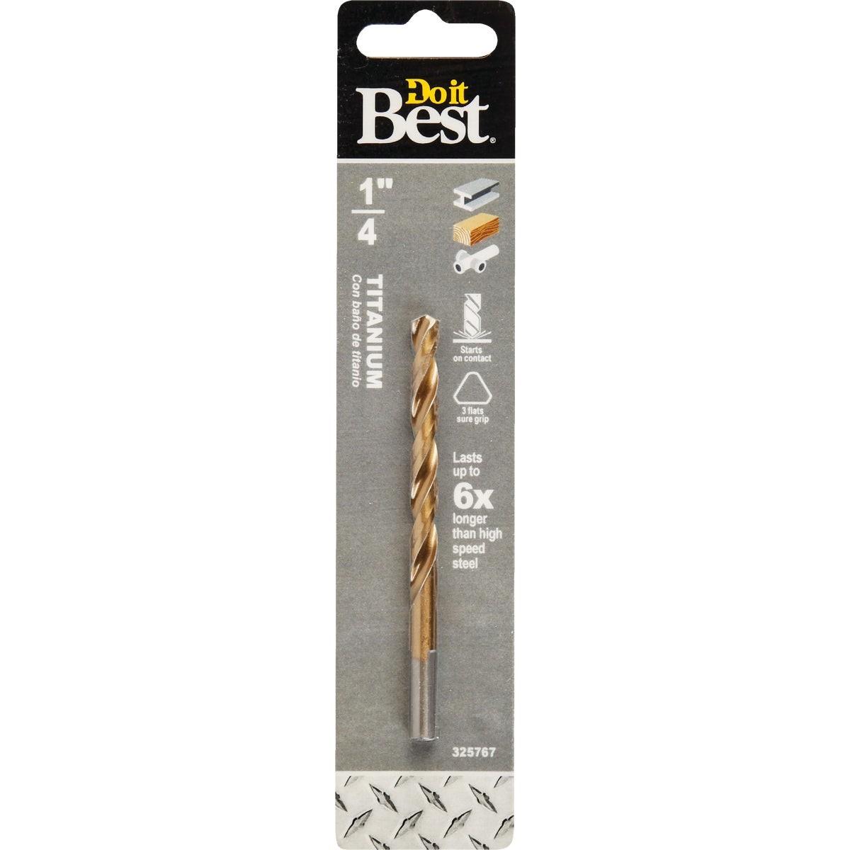 1/4 In. Titanium Drill Bit