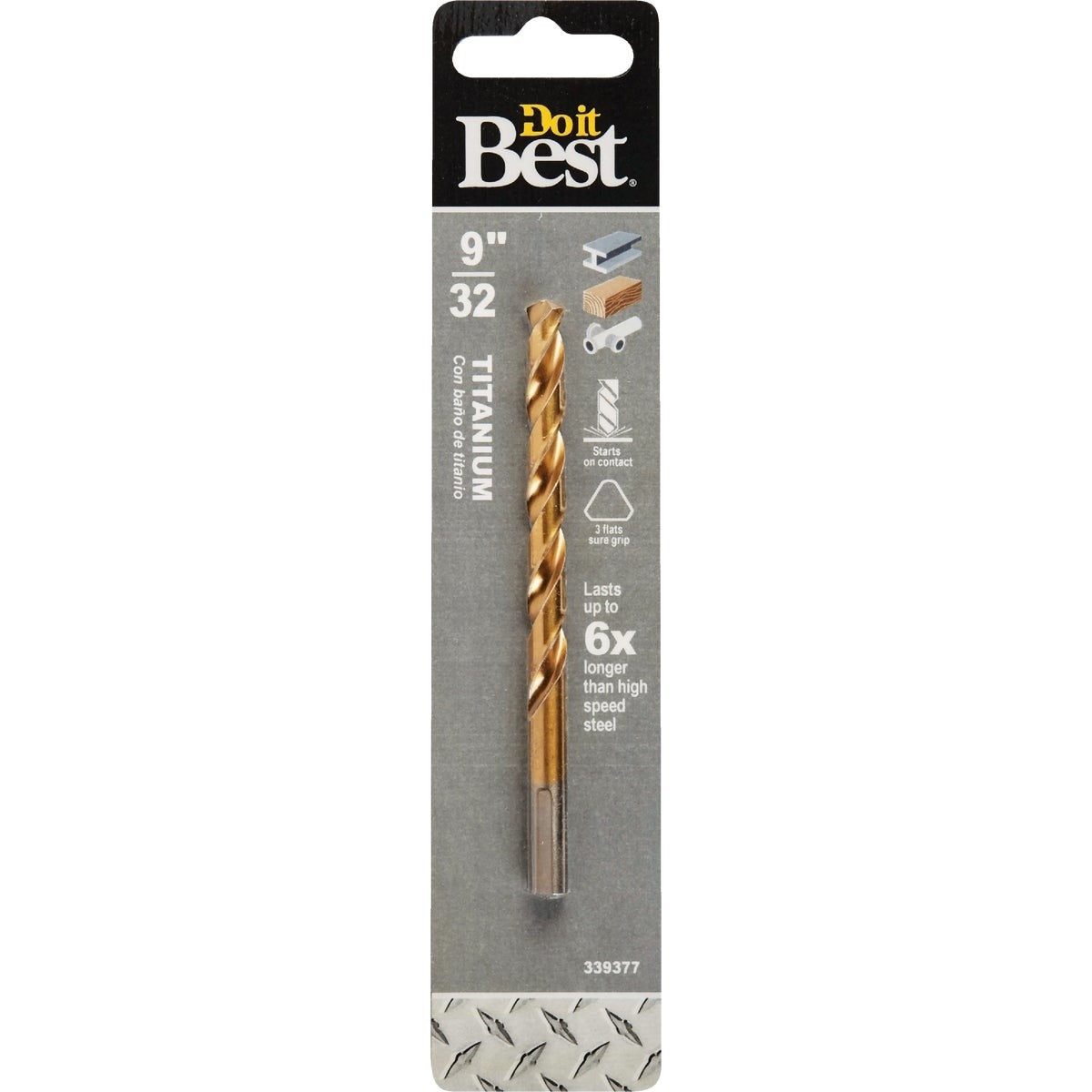 9/32 In. Titanium Drill Bit