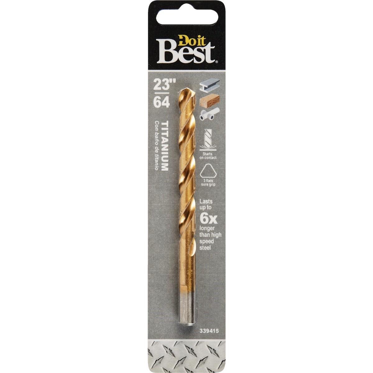 23/64 In. Titanium Drill Bit