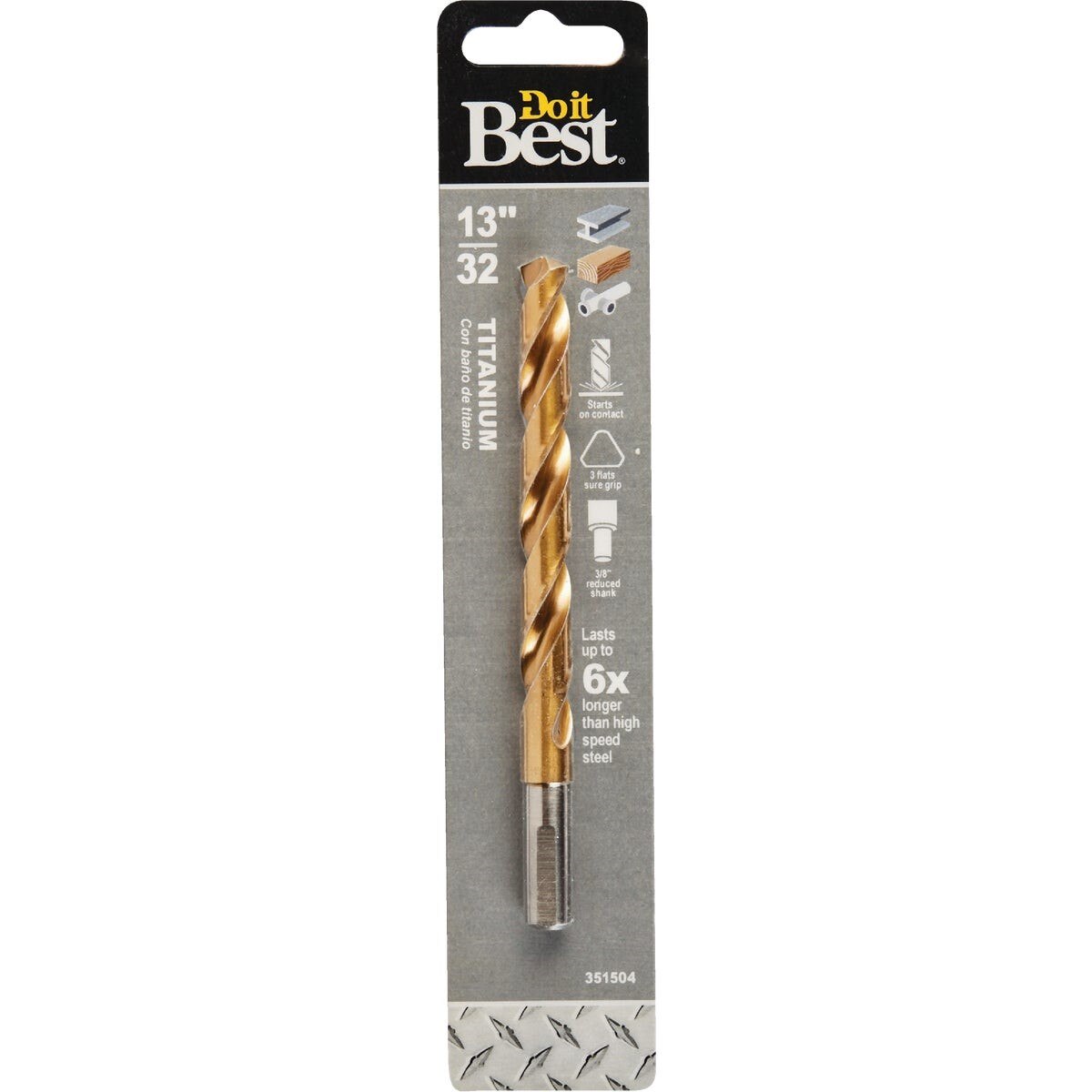 13/32 In. Titanium Drill Bit